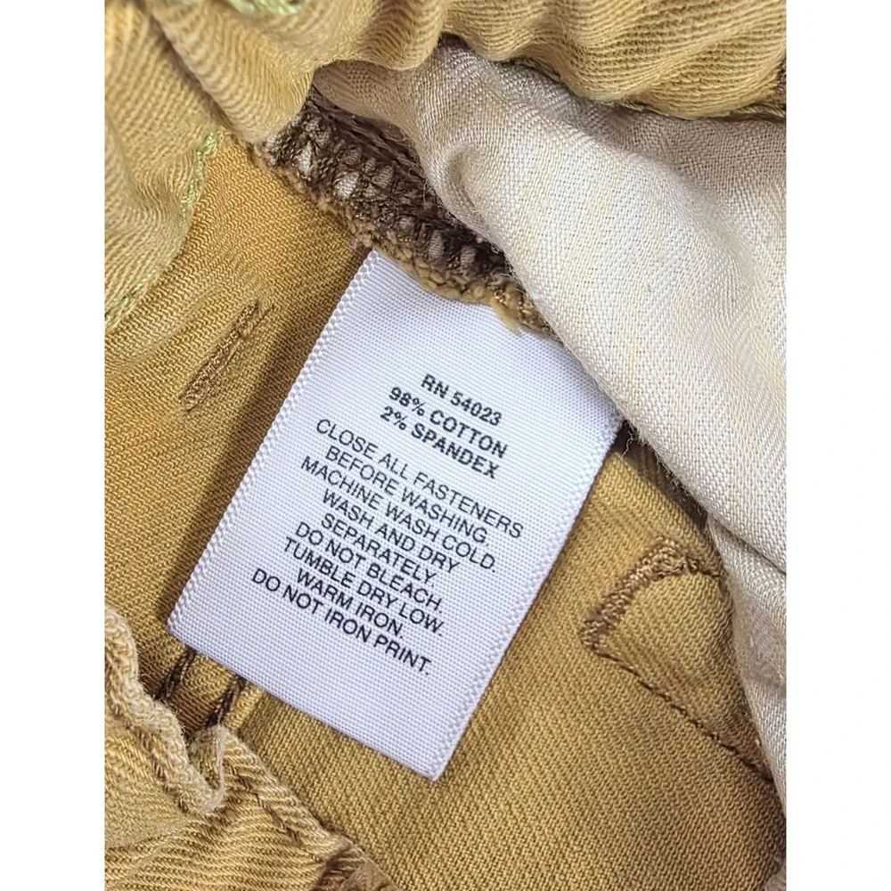 Gap Mustard Slim Stretch Jeans Boy's Size 6